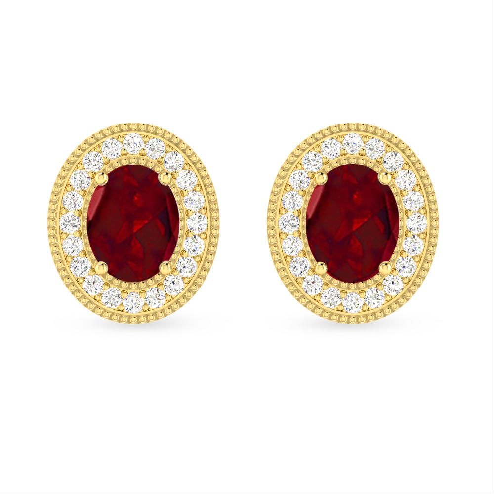 Yellow Gold - Garnet