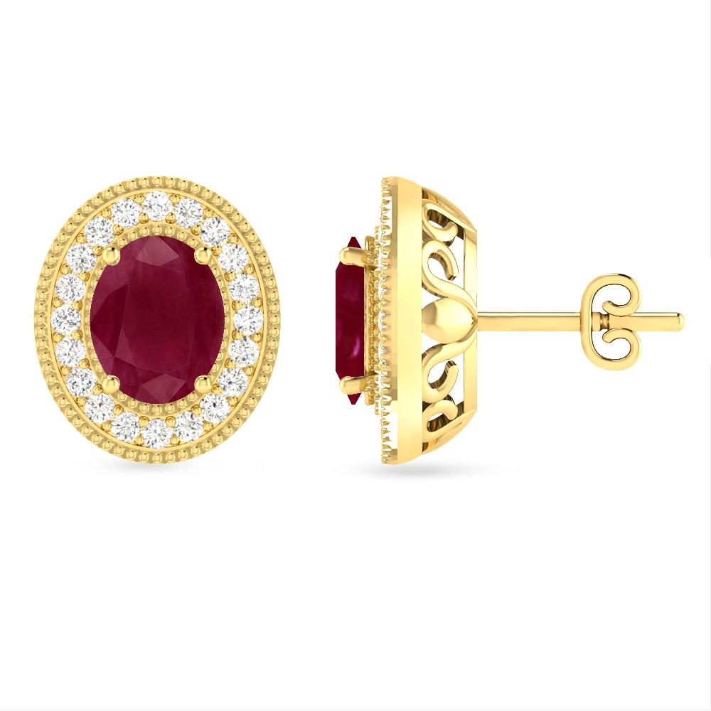 Yellow Gold - Ruby