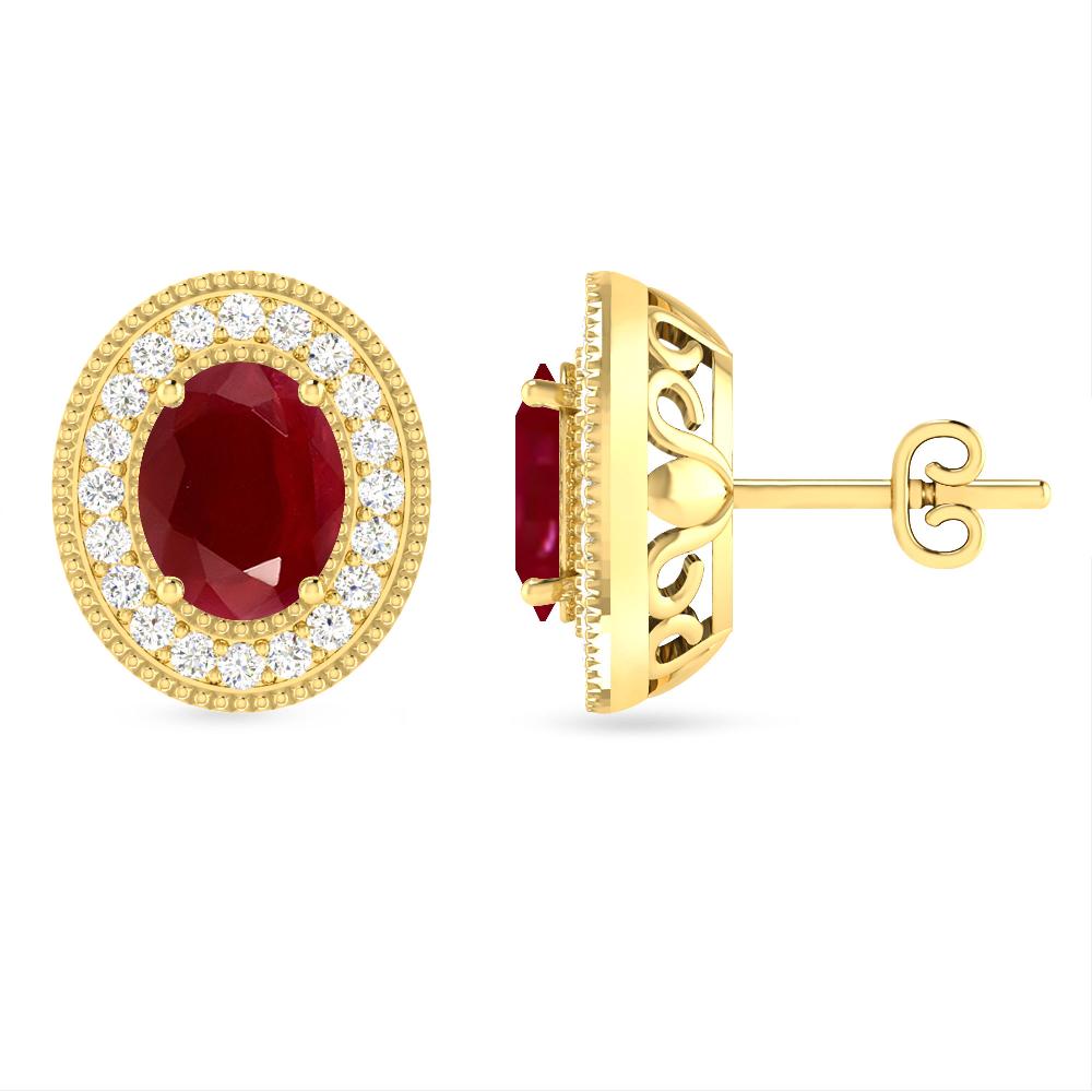 Yellow Gold - Ruby