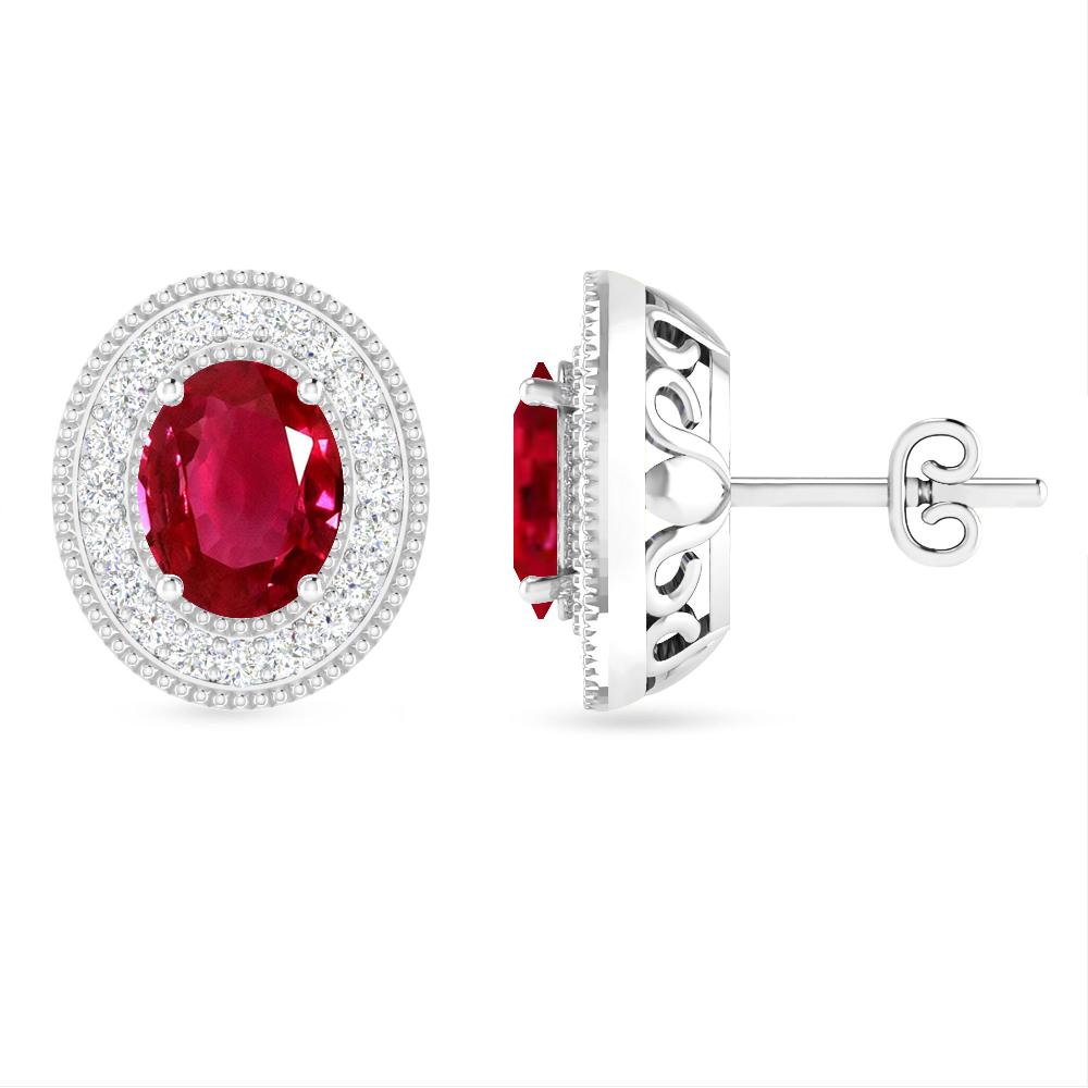 White Gold - Ruby