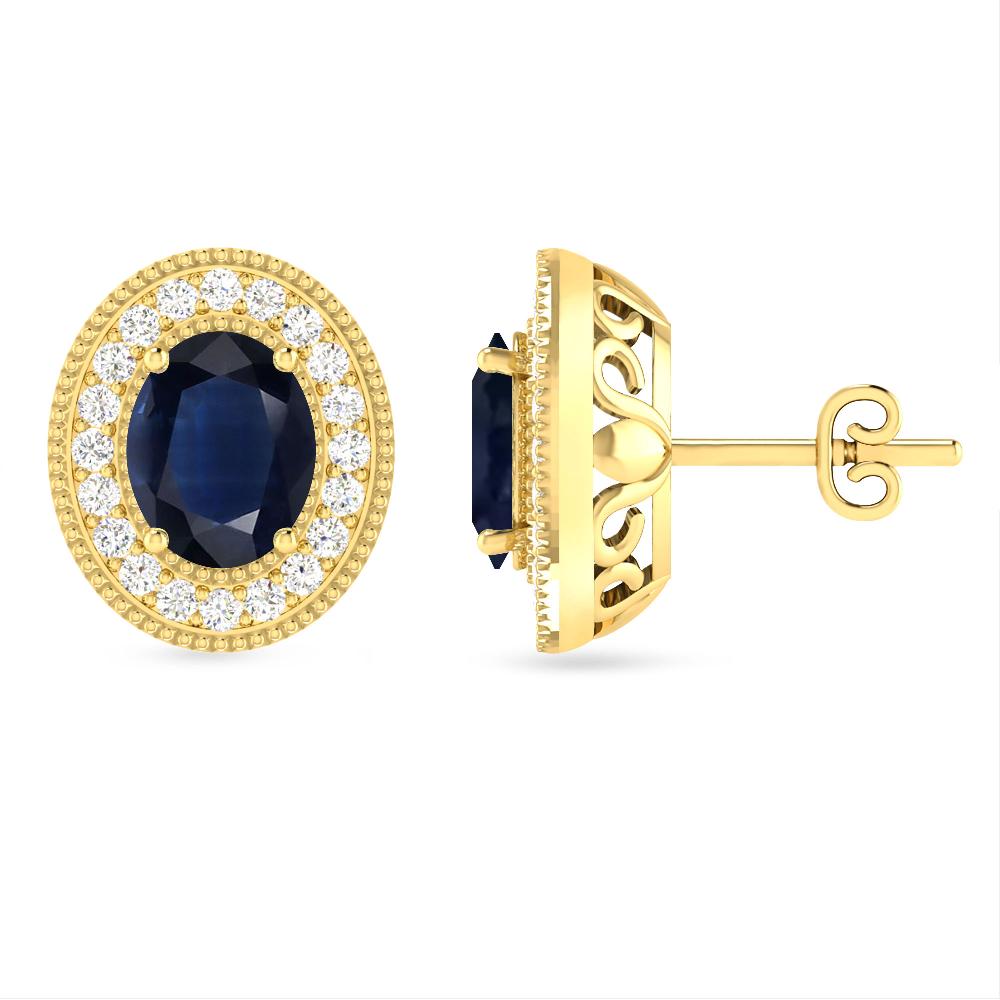 Yellow Gold - Sapphire