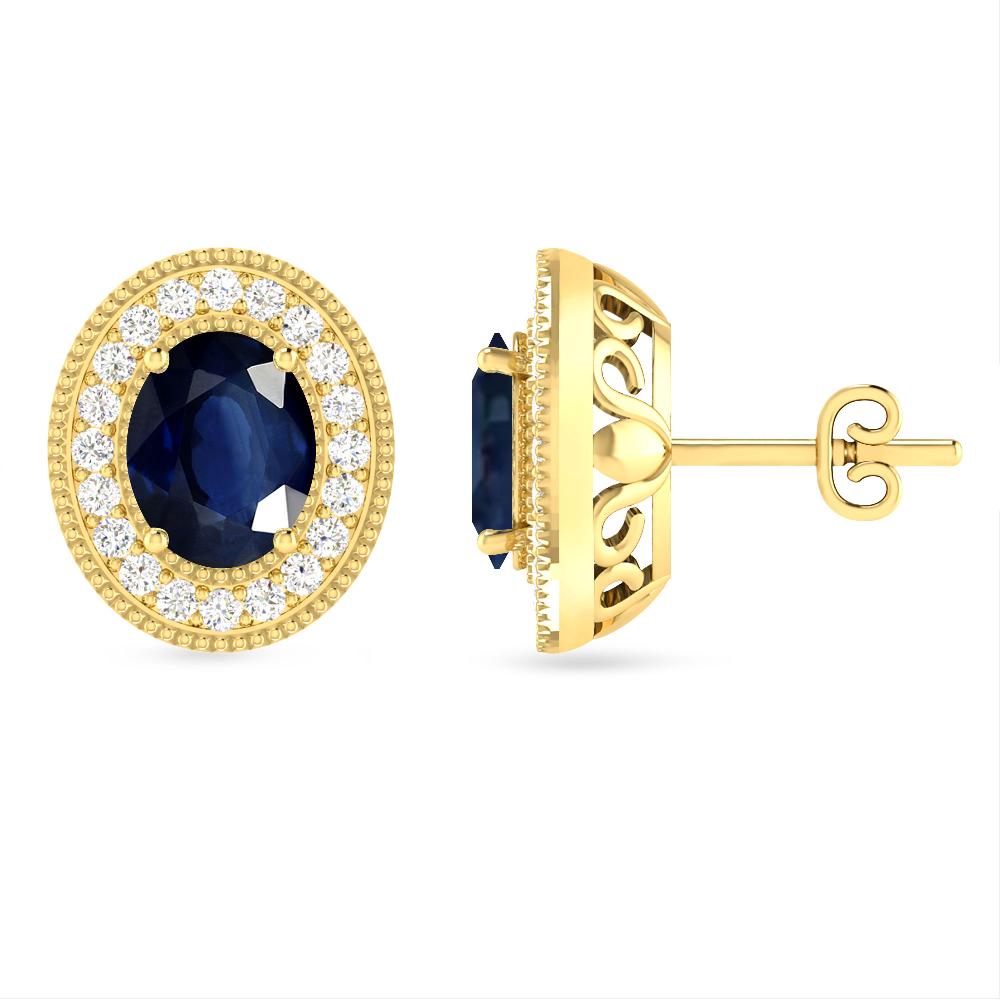 Yellow Gold - Sapphire