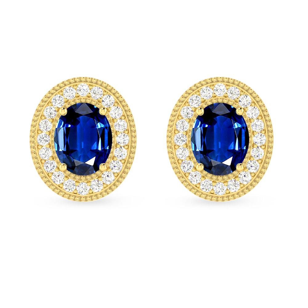 Yellow Gold - Sapphire