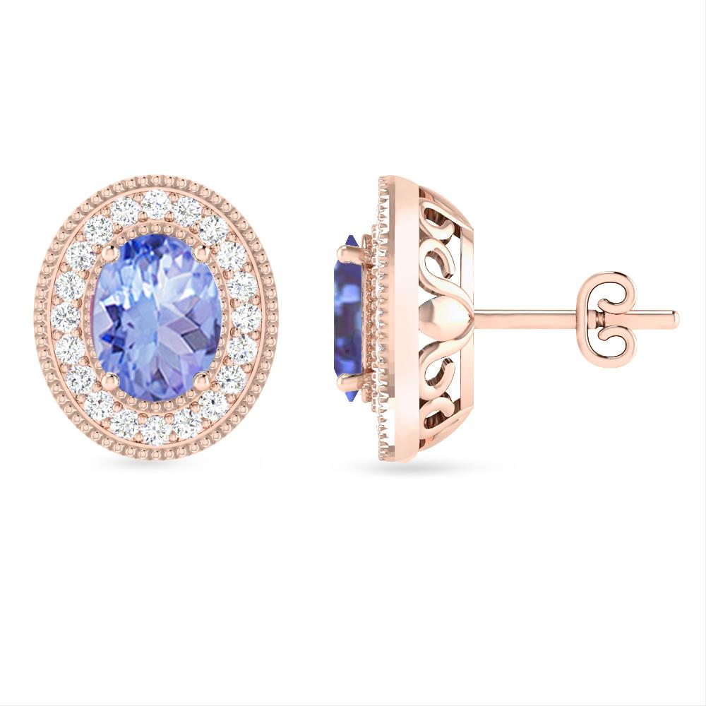 Rose Gold - Tanzanite