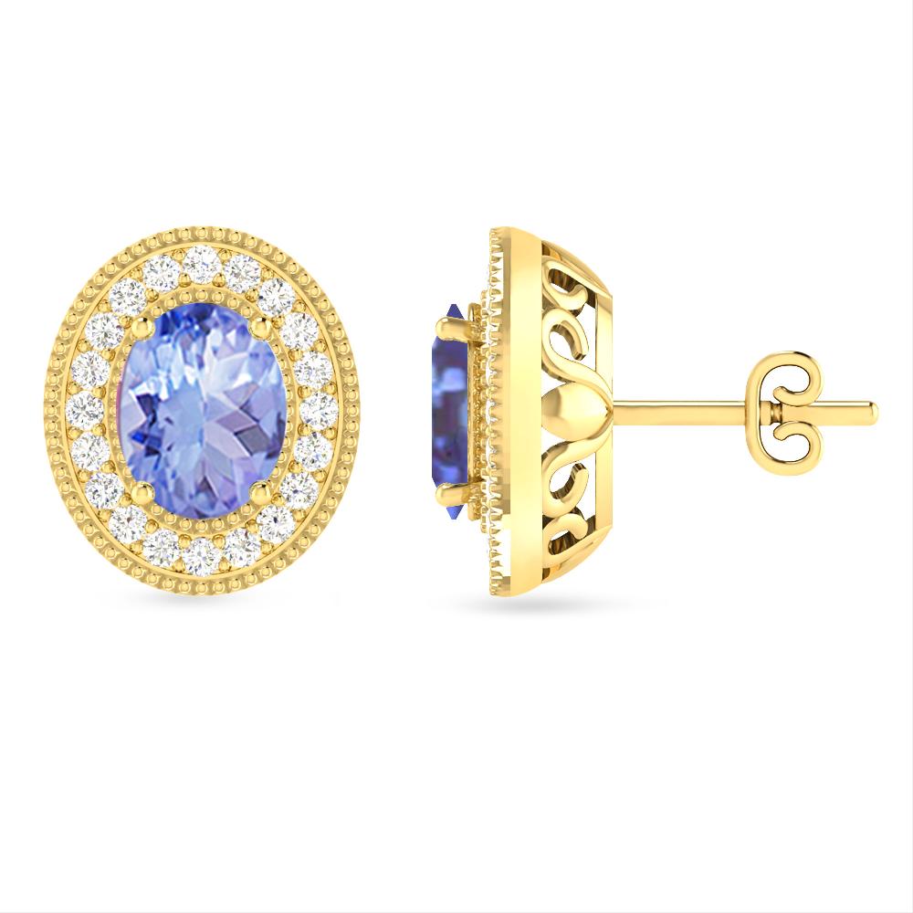 Yellow Gold - Tanzanite