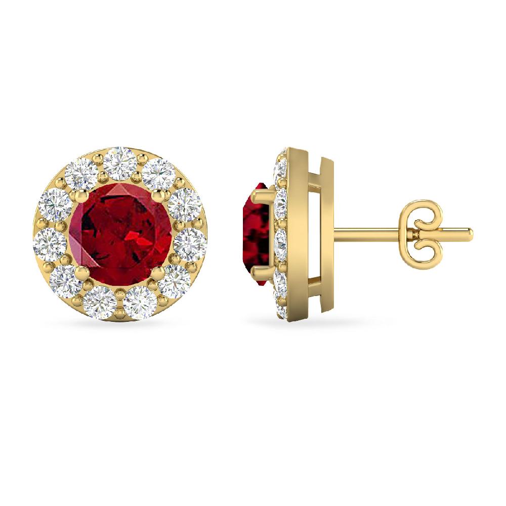 Yellow Gold - Garnet