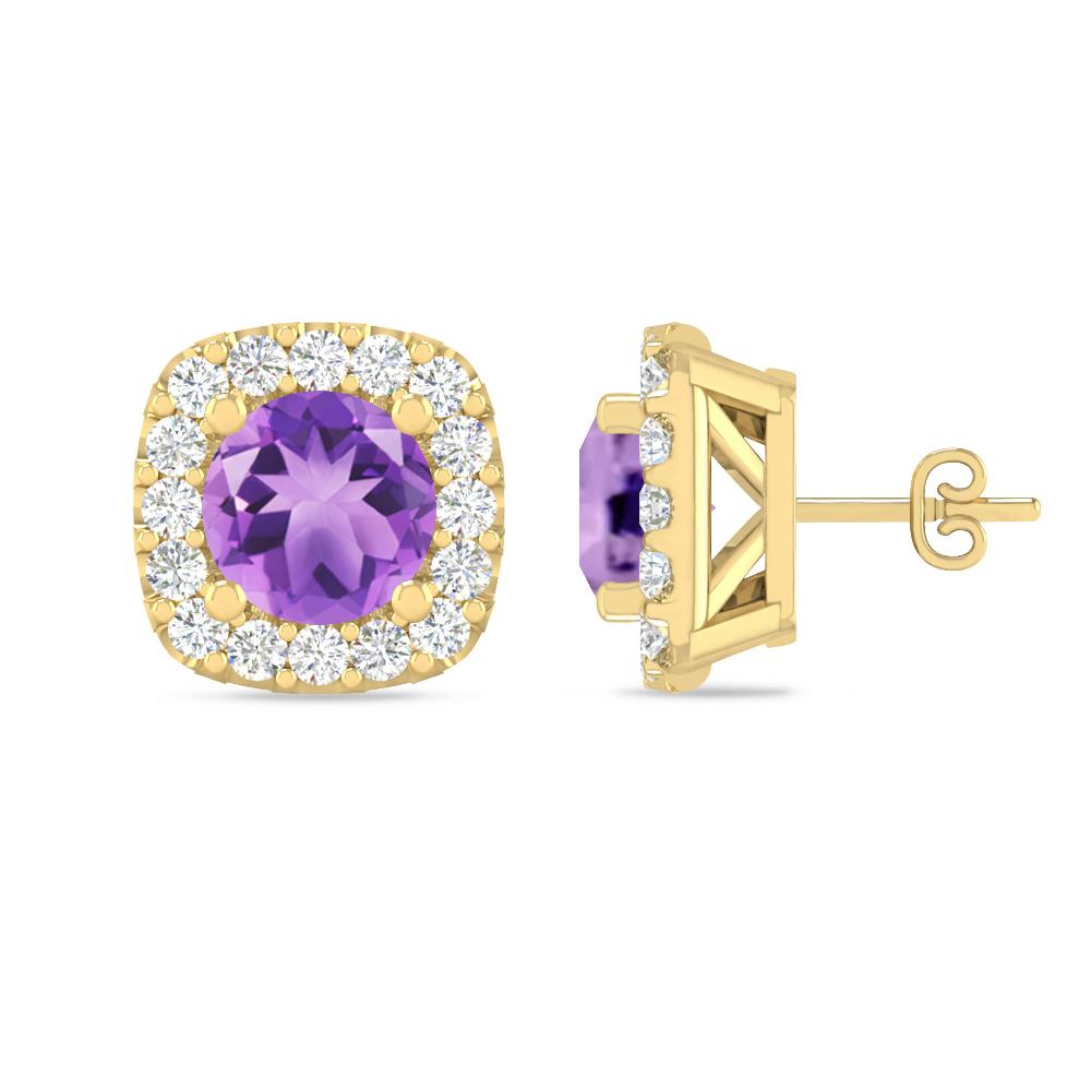 Yellow Gold - Amethyst