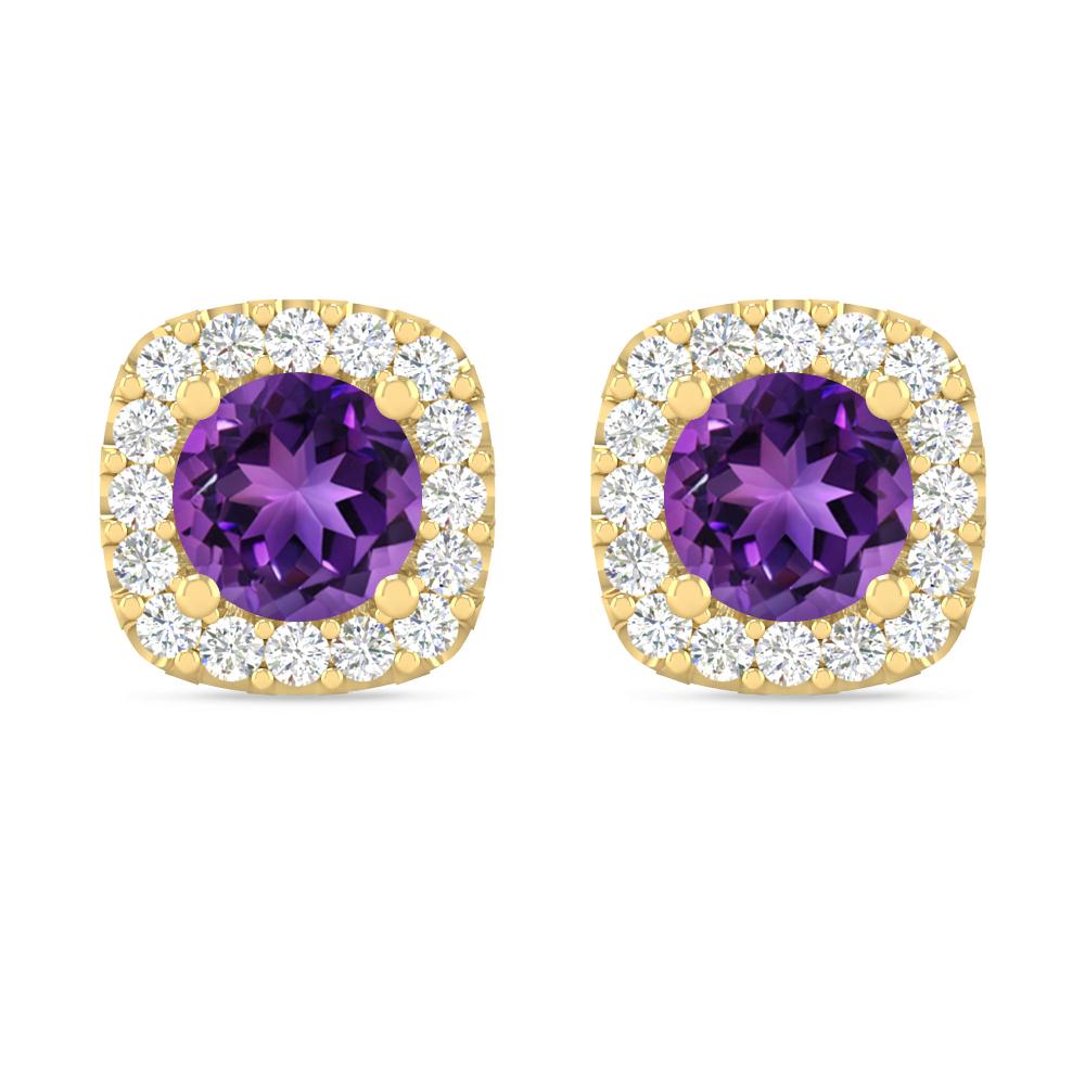 Yellow Gold - Amethyst