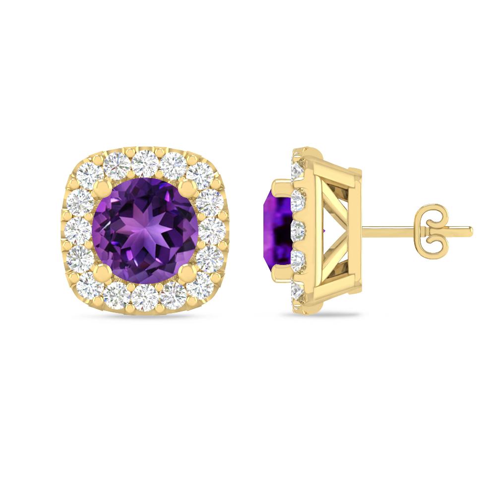 Yellow Gold - Amethyst