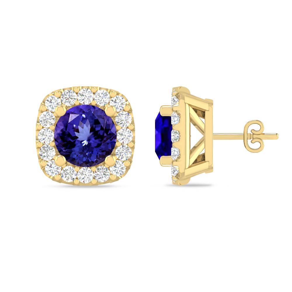 Yellow Gold - Tanzanite