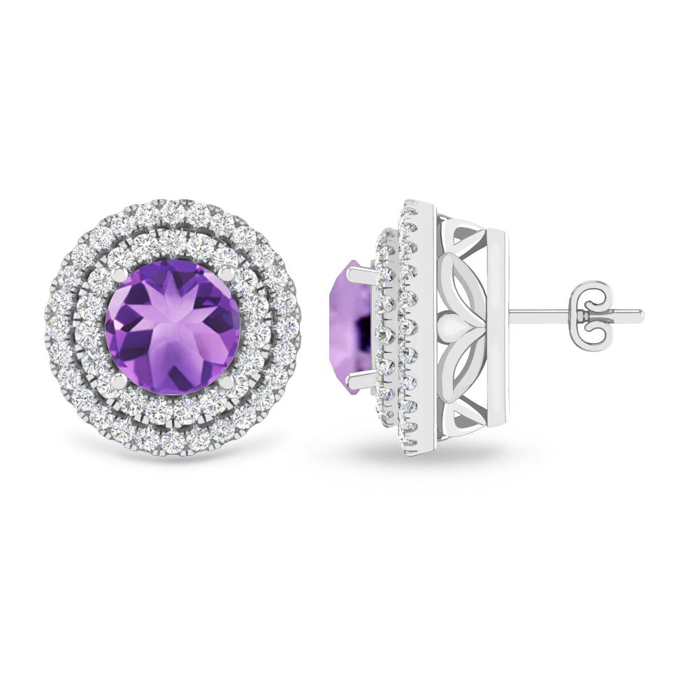 White Gold - Amethyst