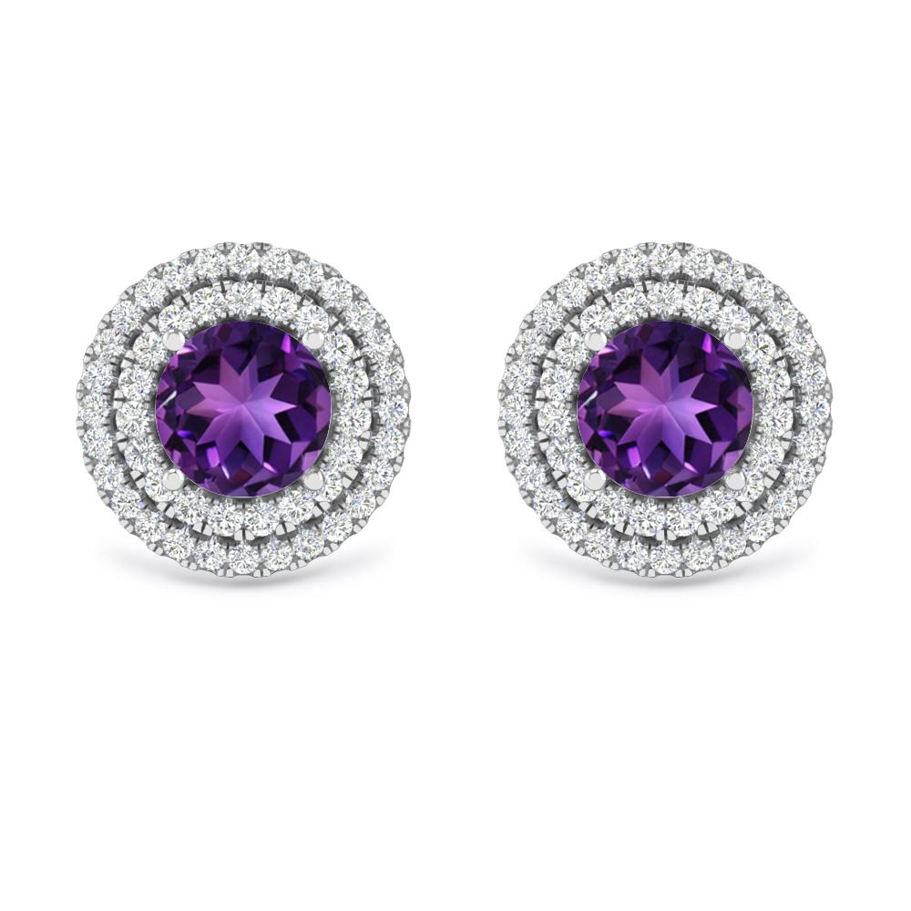 White Gold - Amethyst