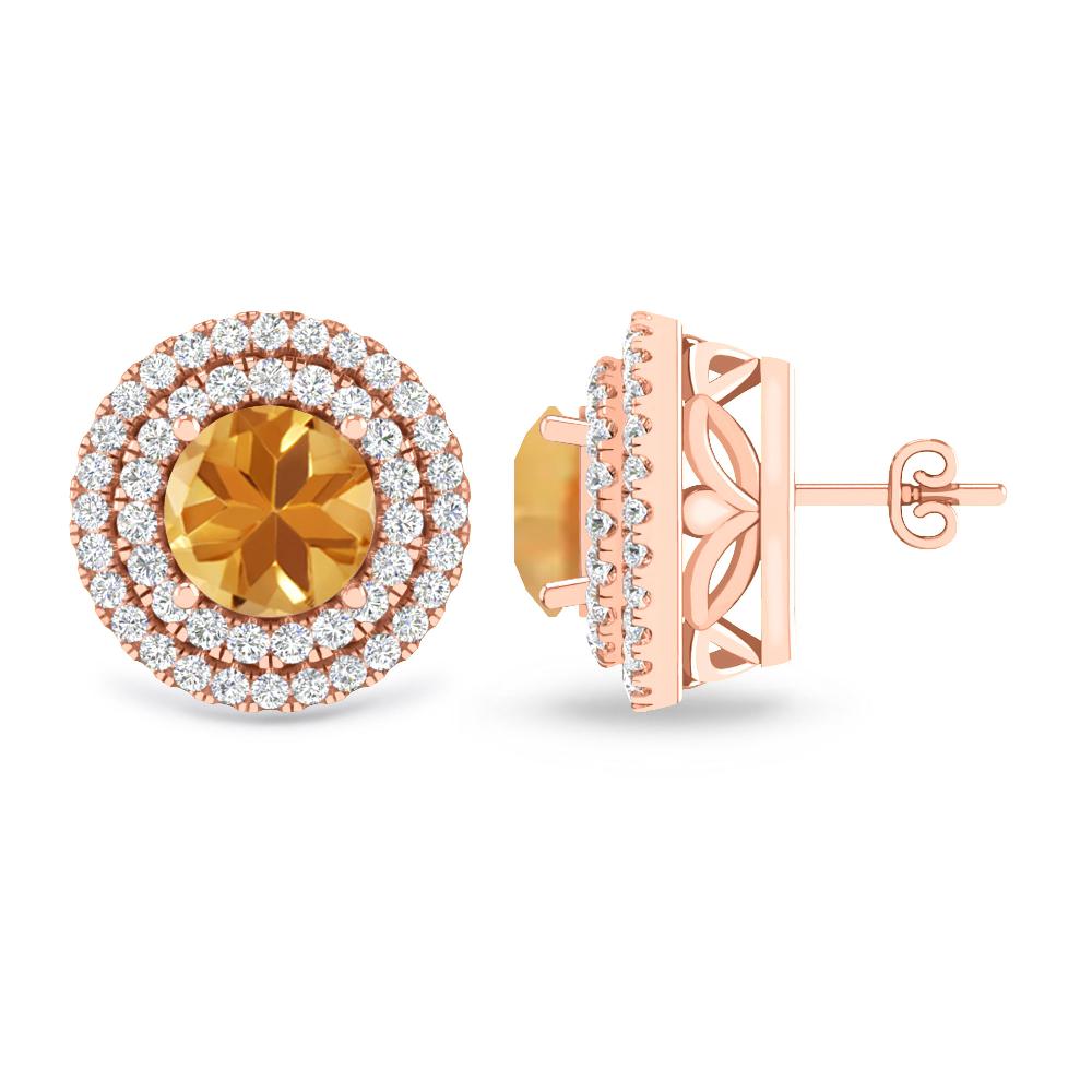 Rose Gold - Citrine