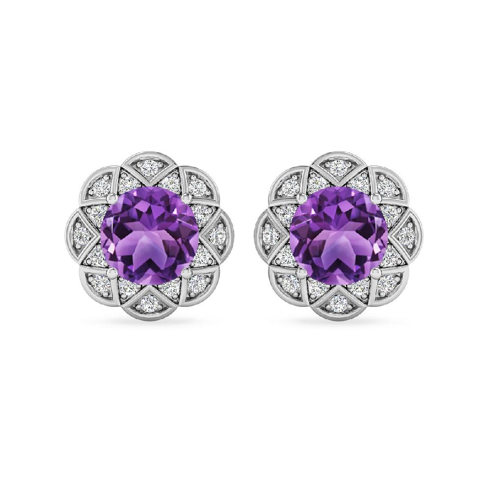 White Gold - Amethyst