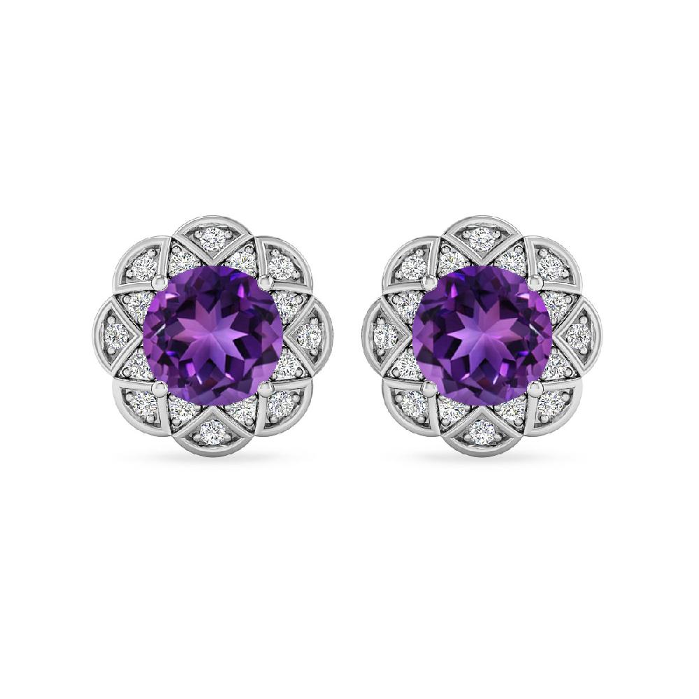 White Gold - Amethyst