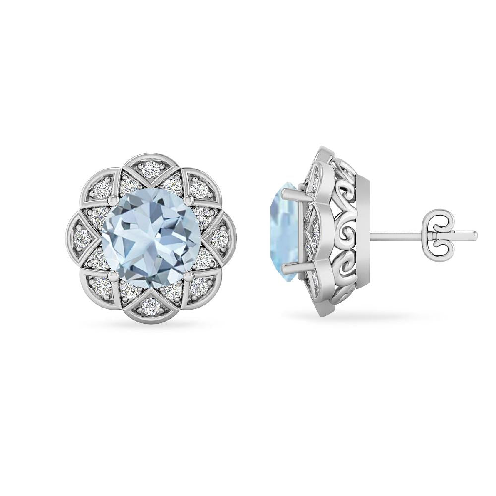 White Gold - Aquamarine