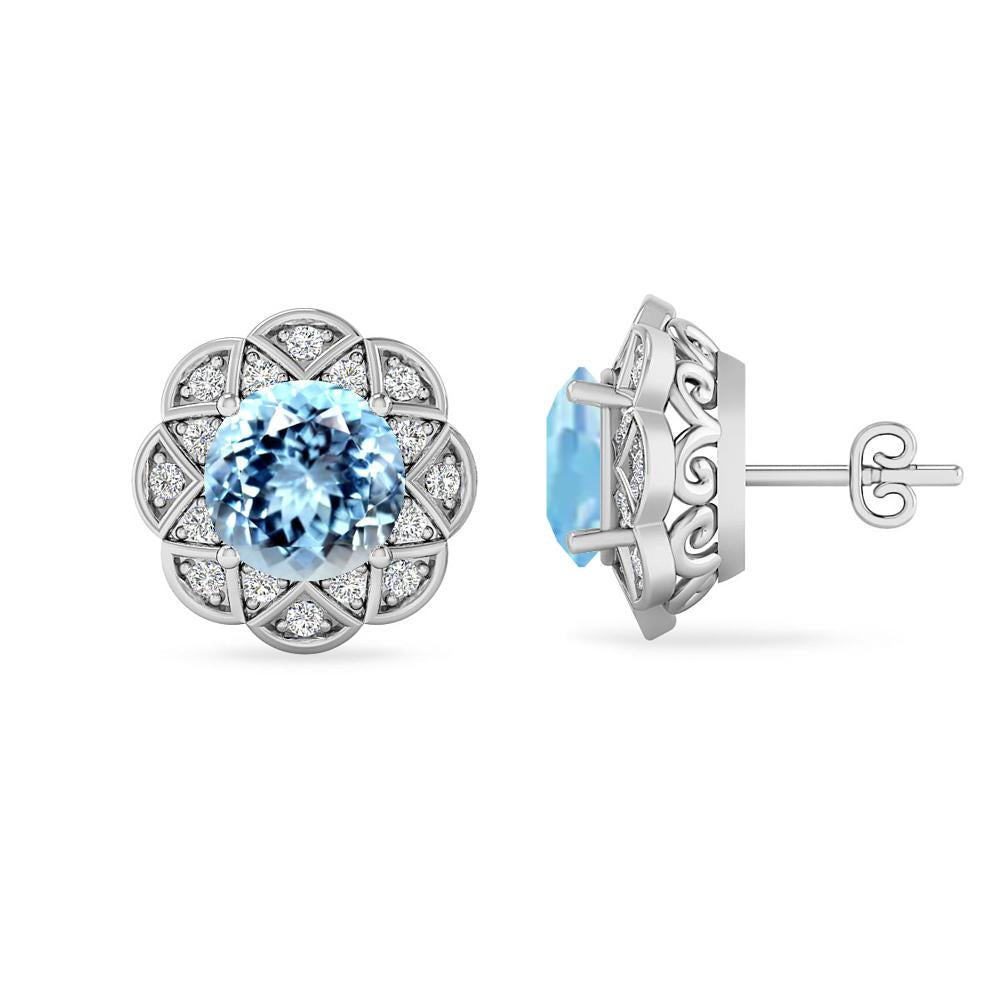 White Gold - Aquamarine