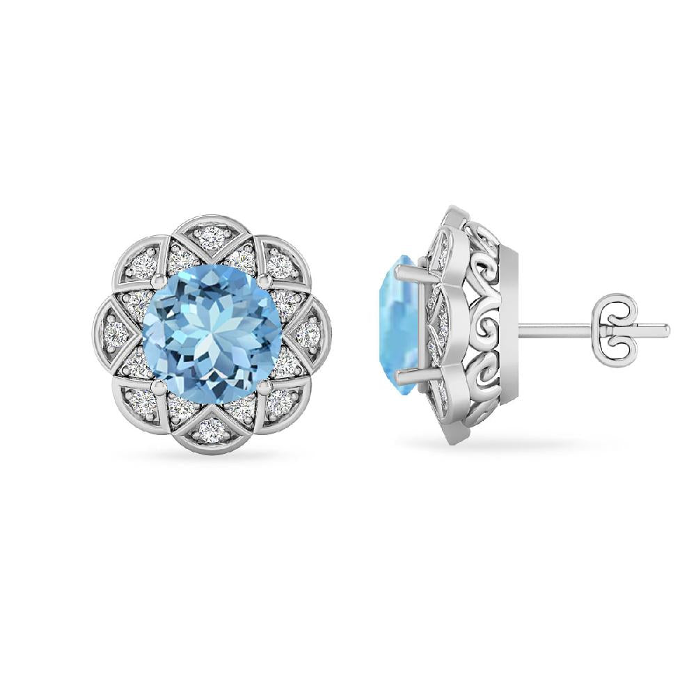 White Gold - Aquamarine