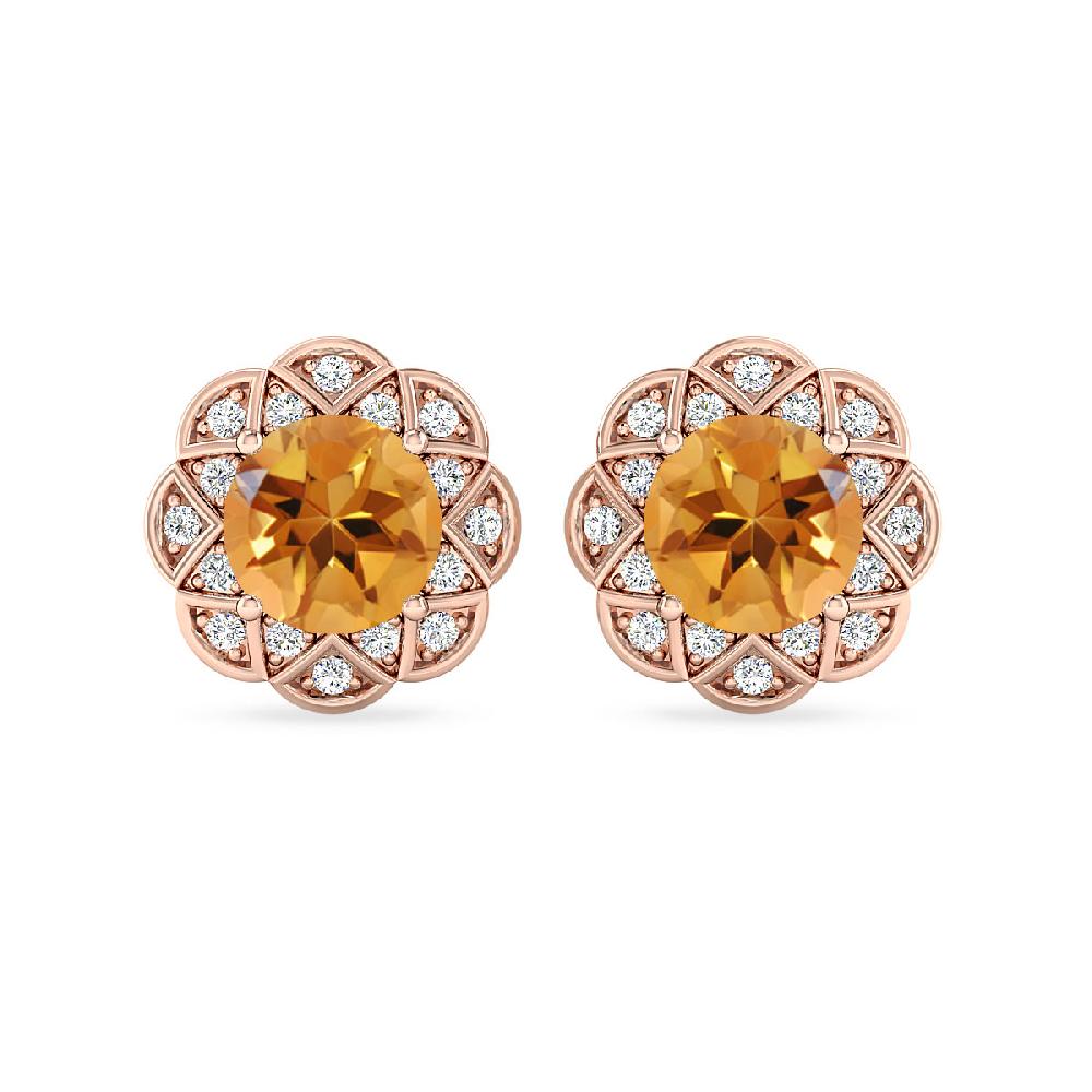 Rose Gold - Citrine