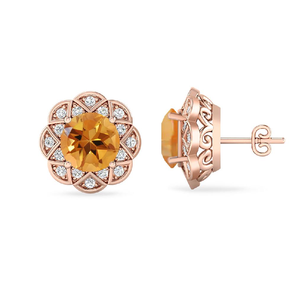 Rose Gold - Citrine