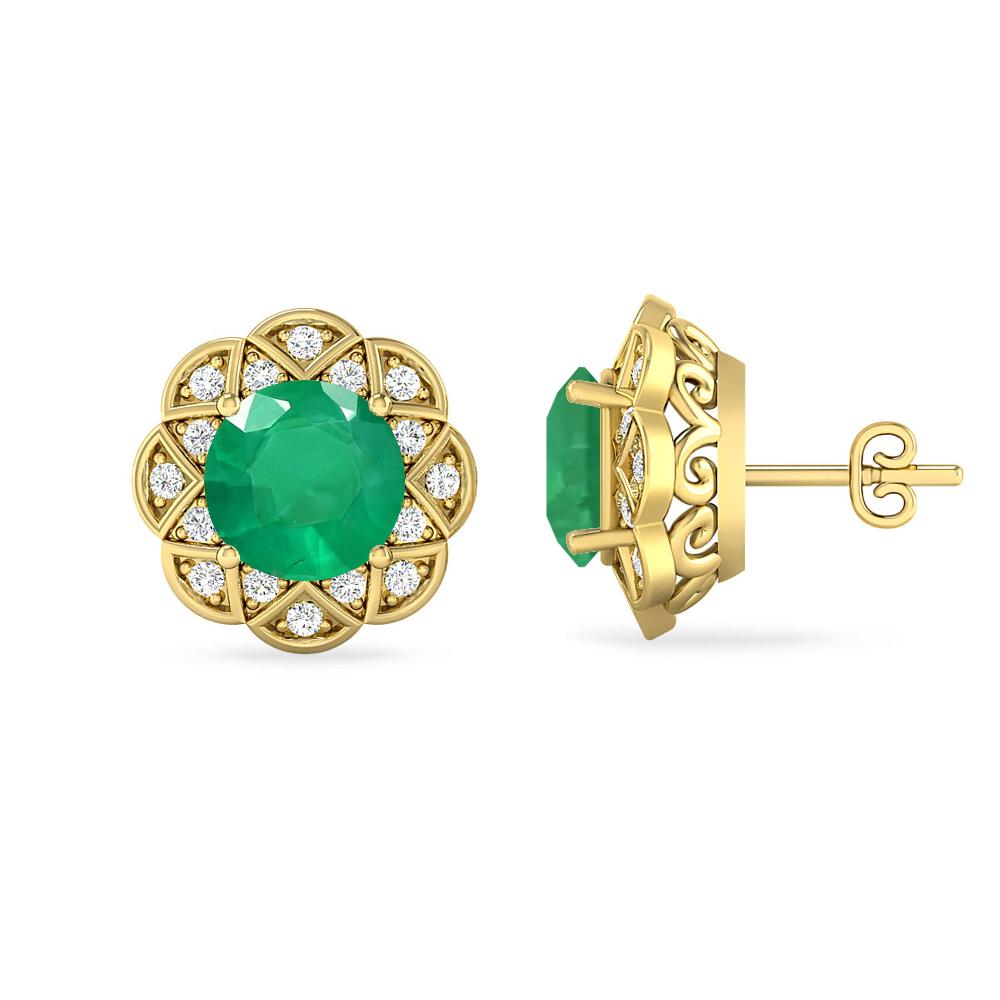 Yellow Gold - Emerald