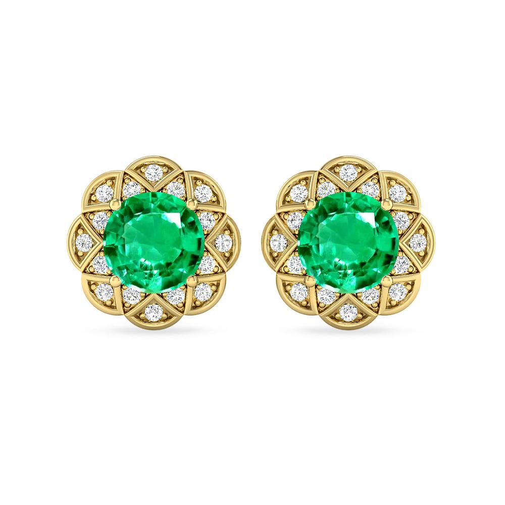 Yellow Gold - Emerald