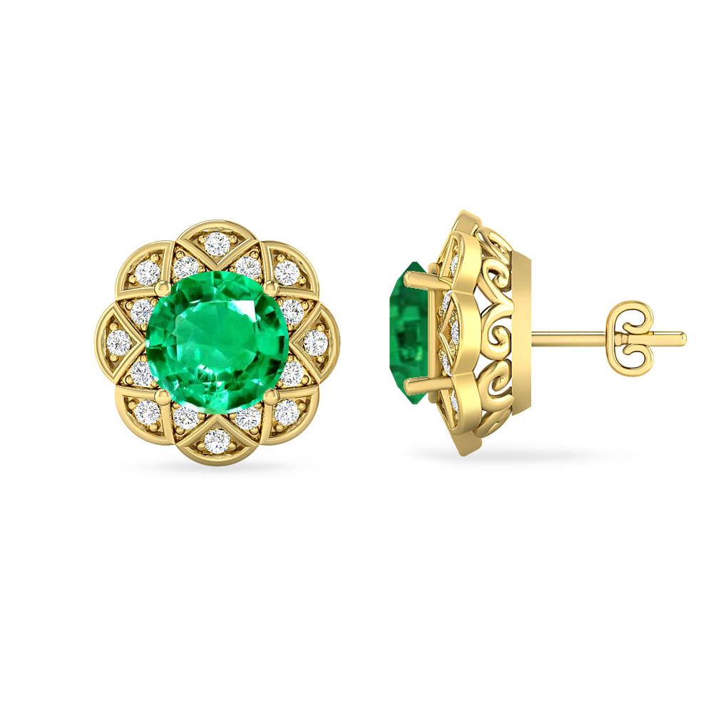 Yellow Gold - Emerald