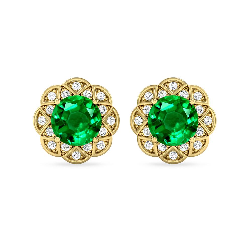 Yellow Gold - Emerald