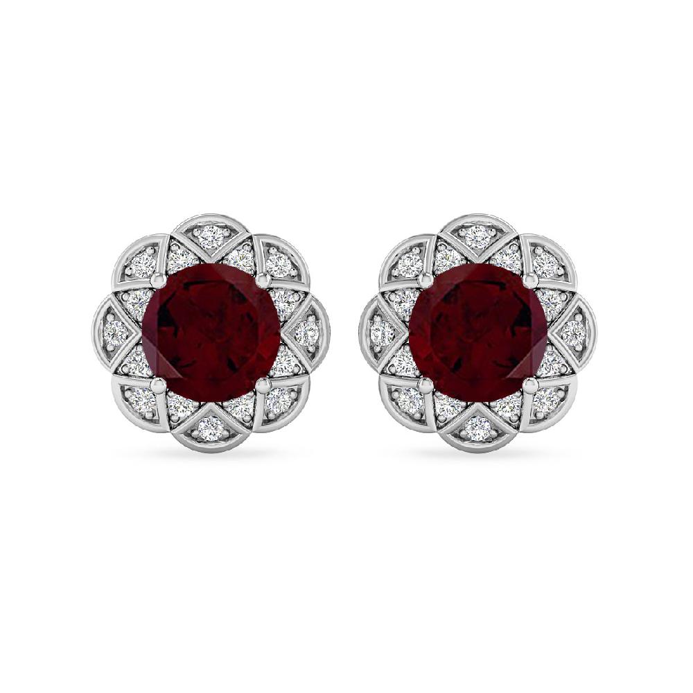 White Gold - Garnet