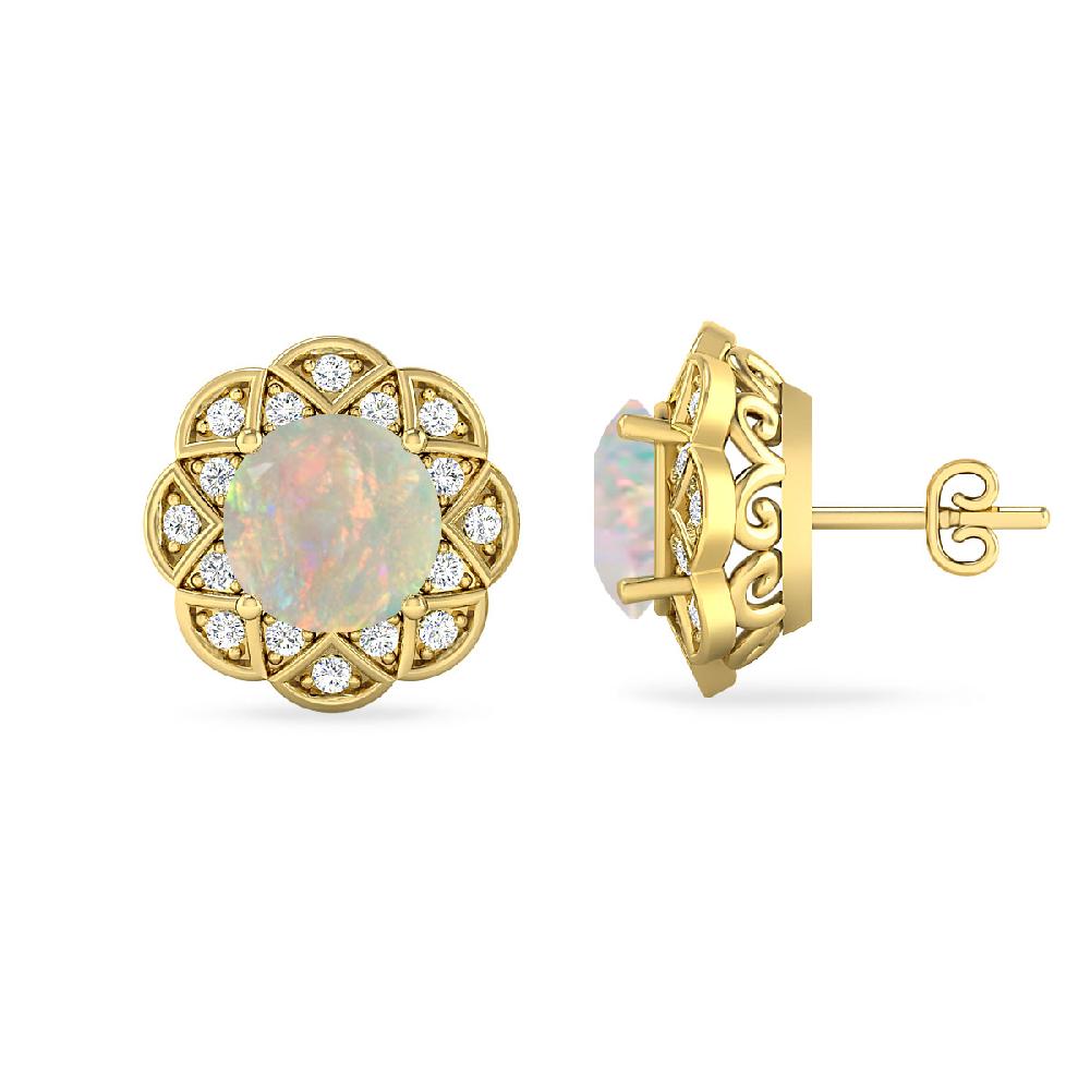 Yellow Gold - Opal