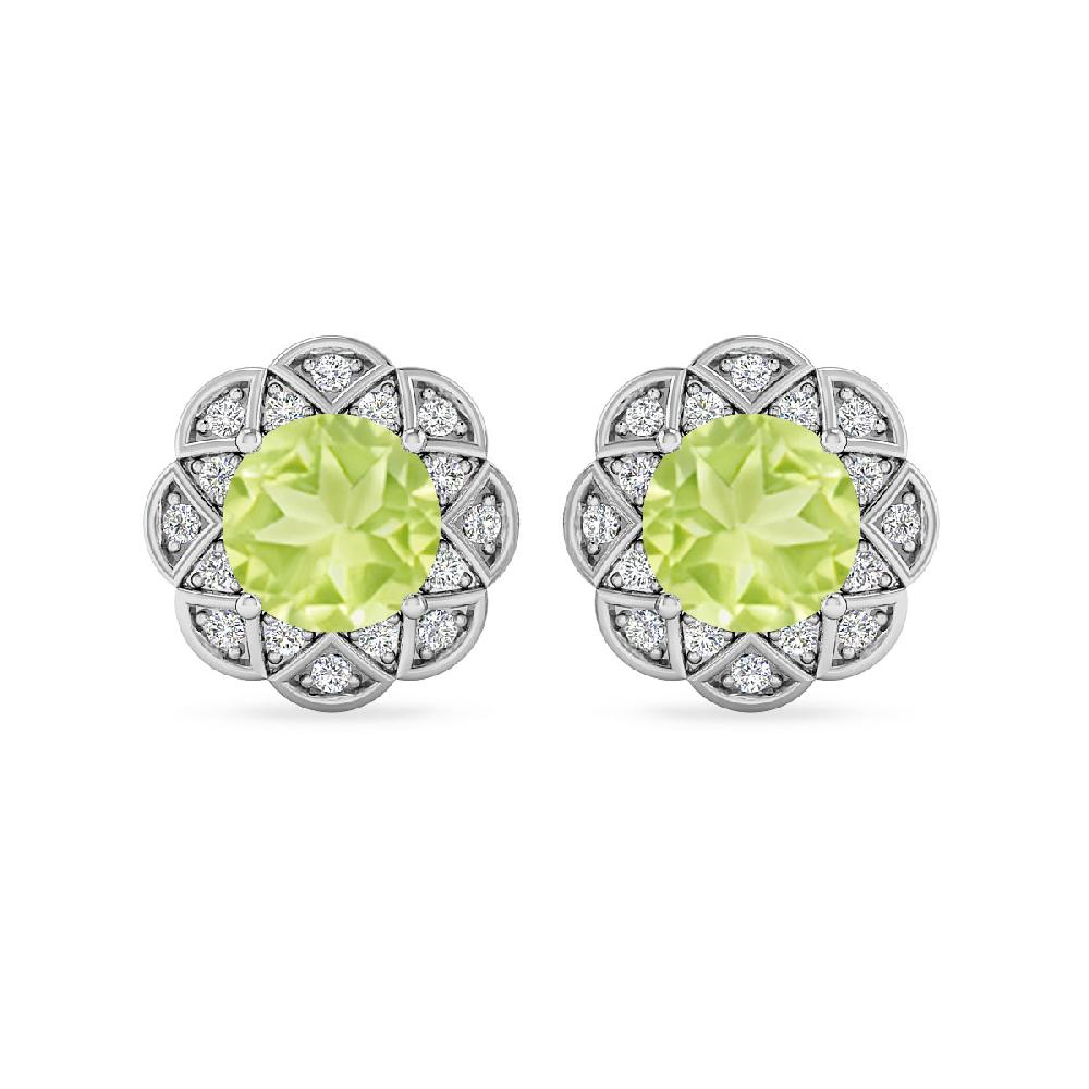 White Gold - Peridot