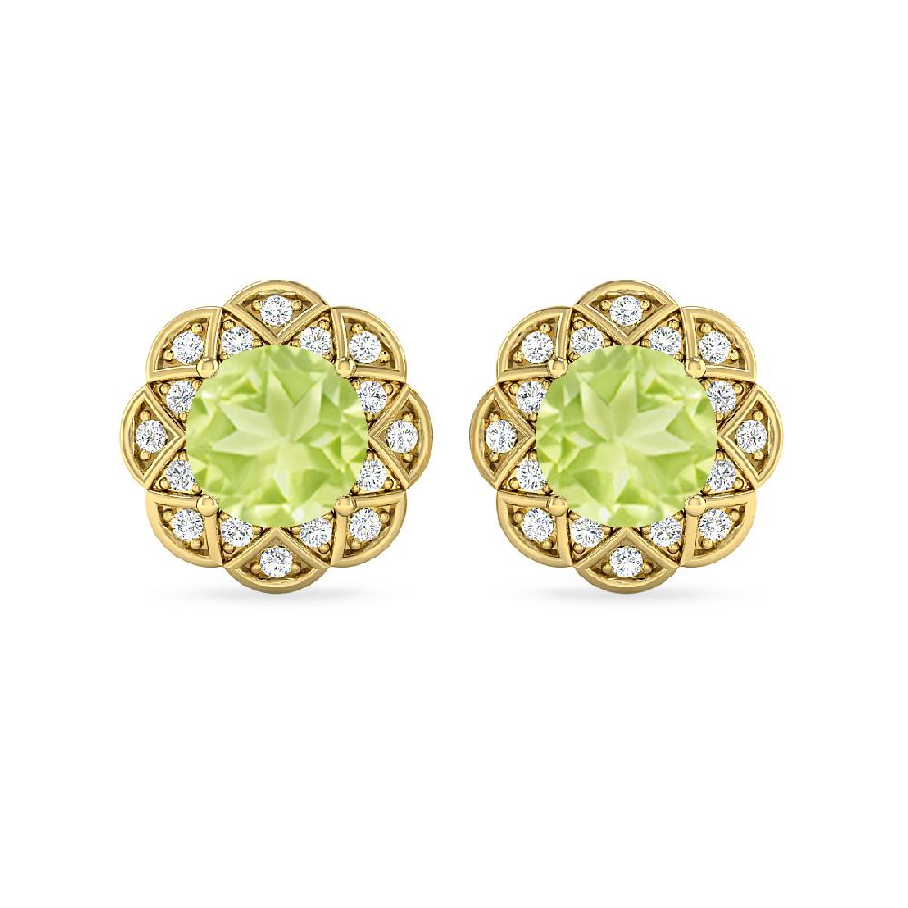 Yellow Gold - Peridot