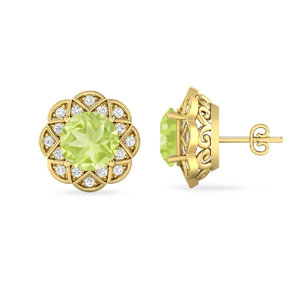 Yellow Gold - Peridot