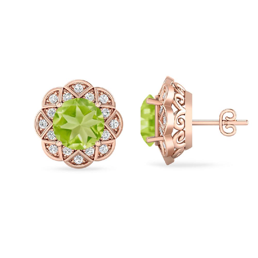 Rose Gold - Peridot