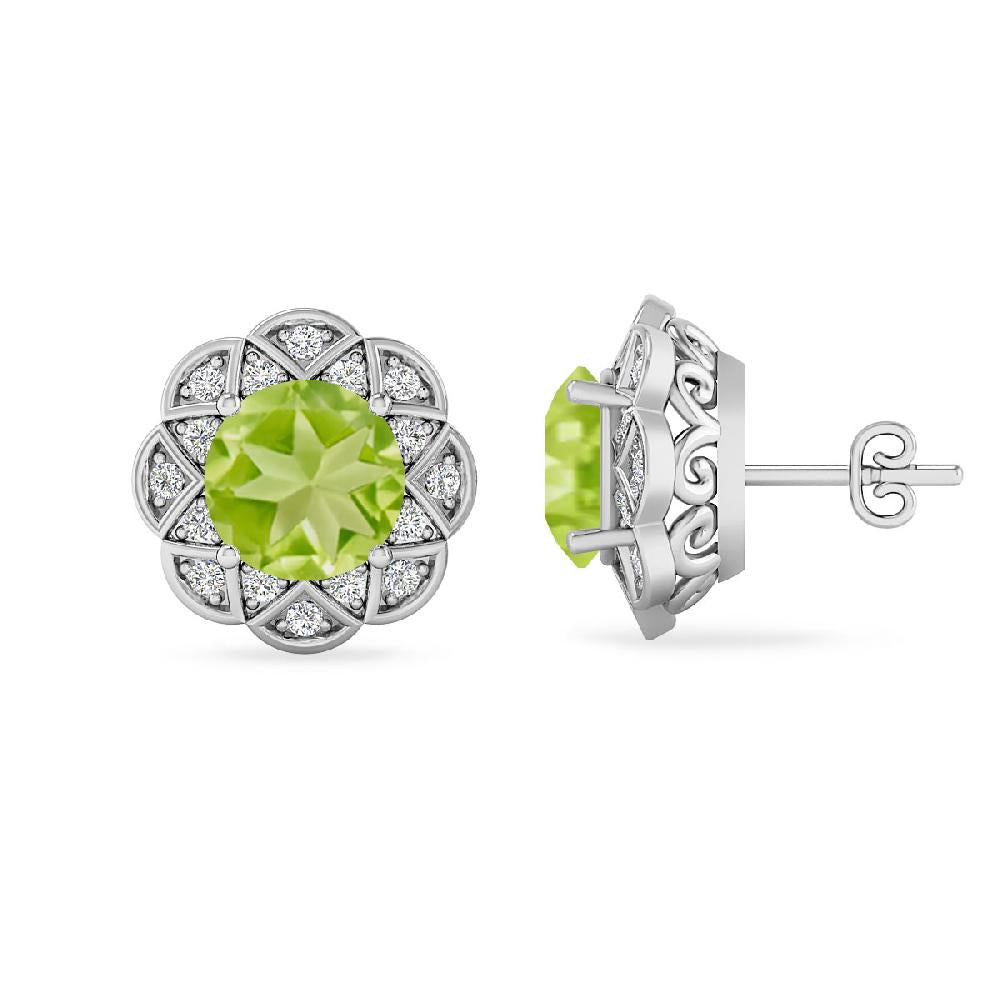 White Gold - Peridot