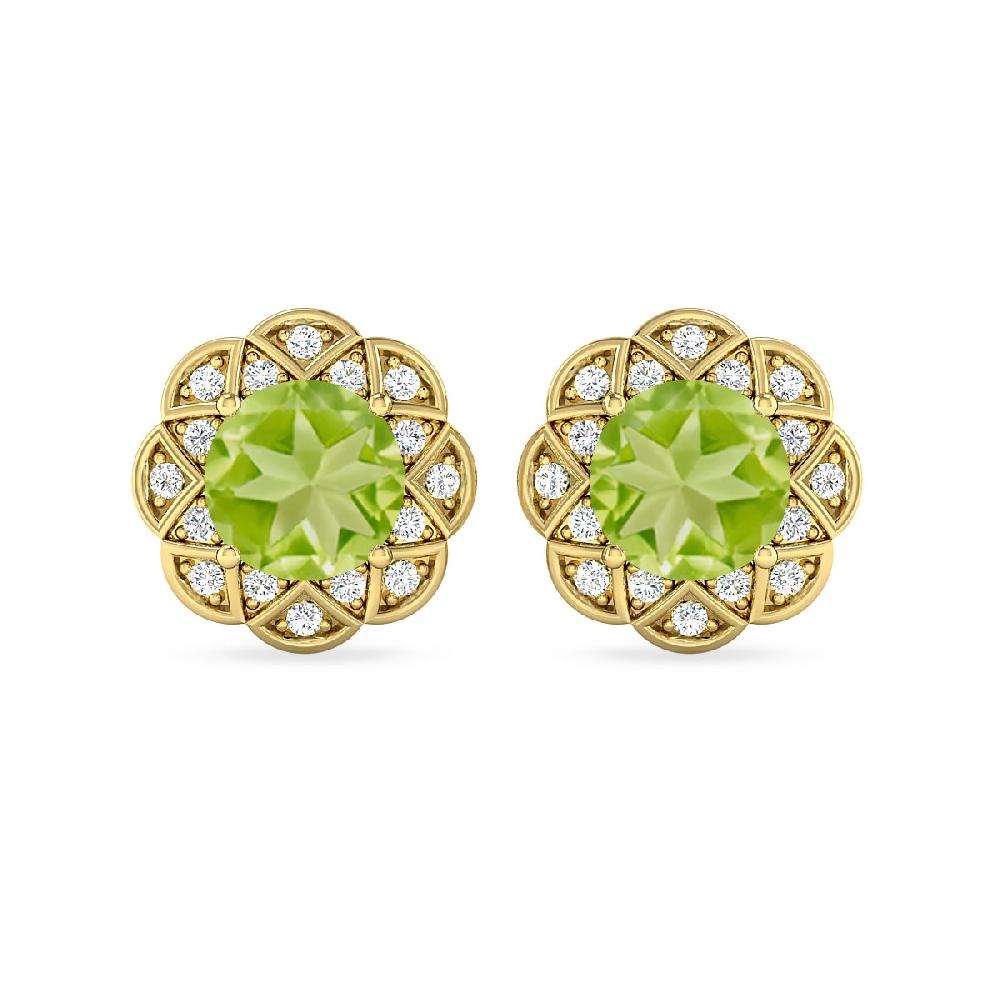 Yellow Gold - Peridot