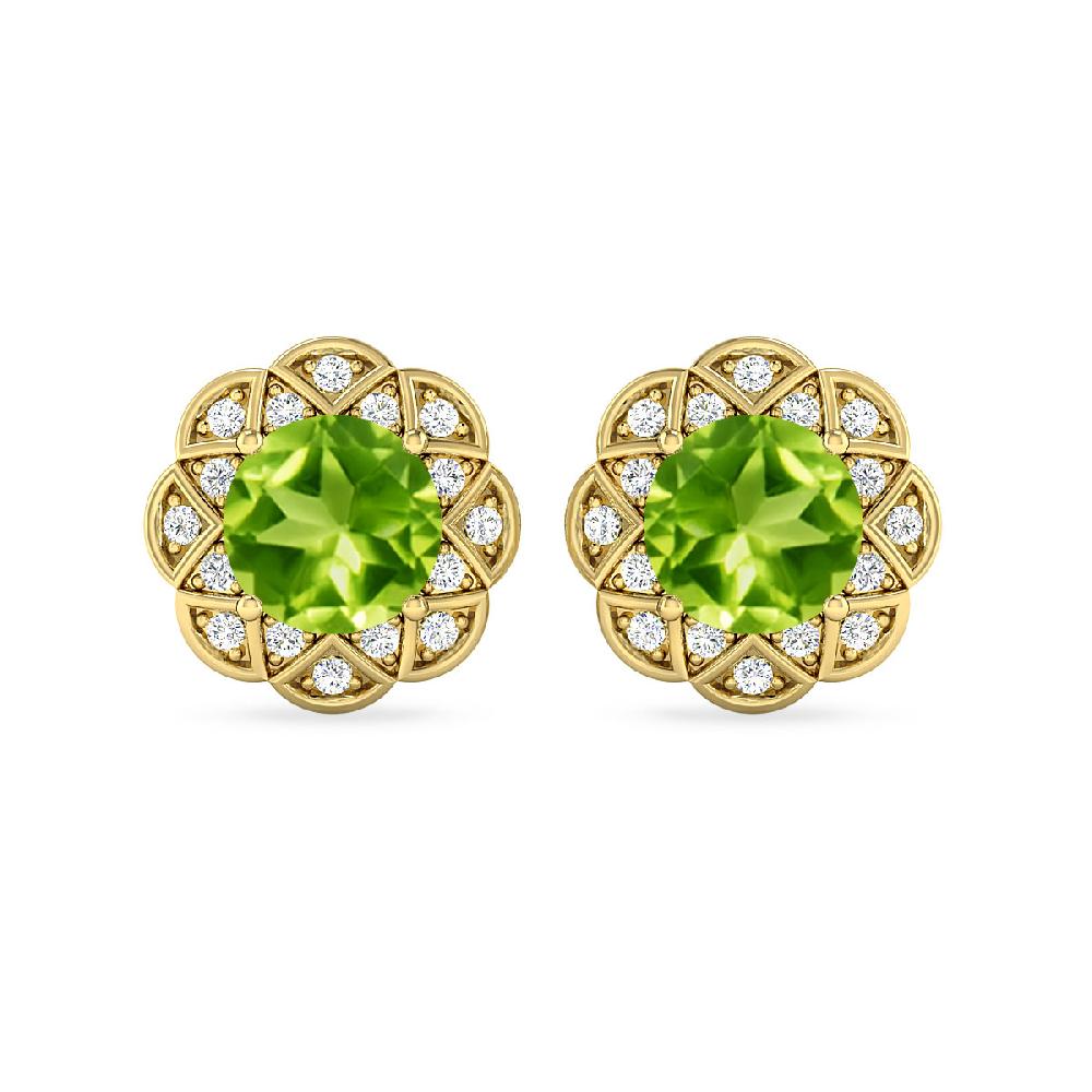 Yellow Gold - Peridot