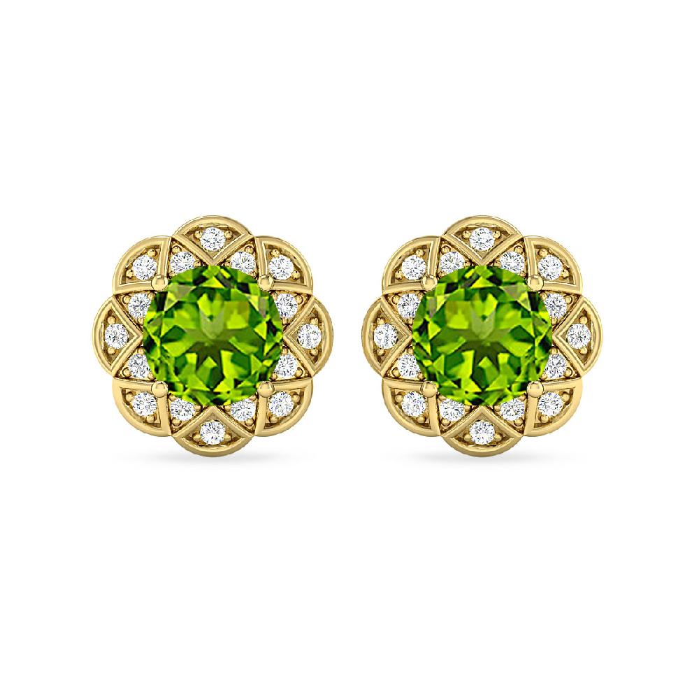 Yellow Gold - Peridot