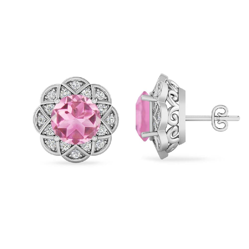 White Gold - Pink Tourmaline