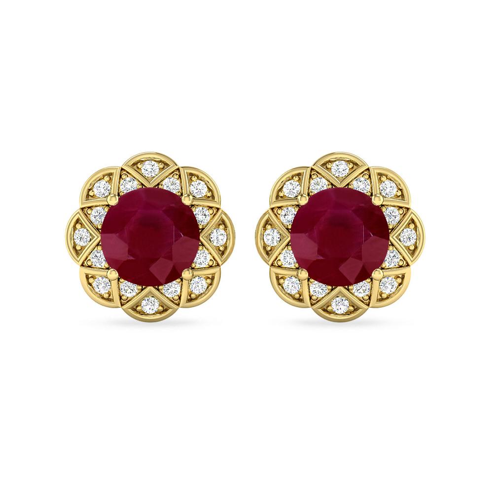 Yellow Gold - Ruby