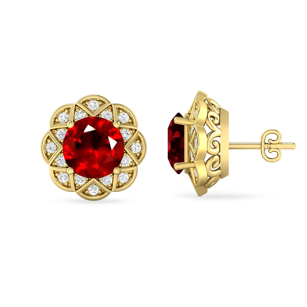 Yellow Gold - Ruby