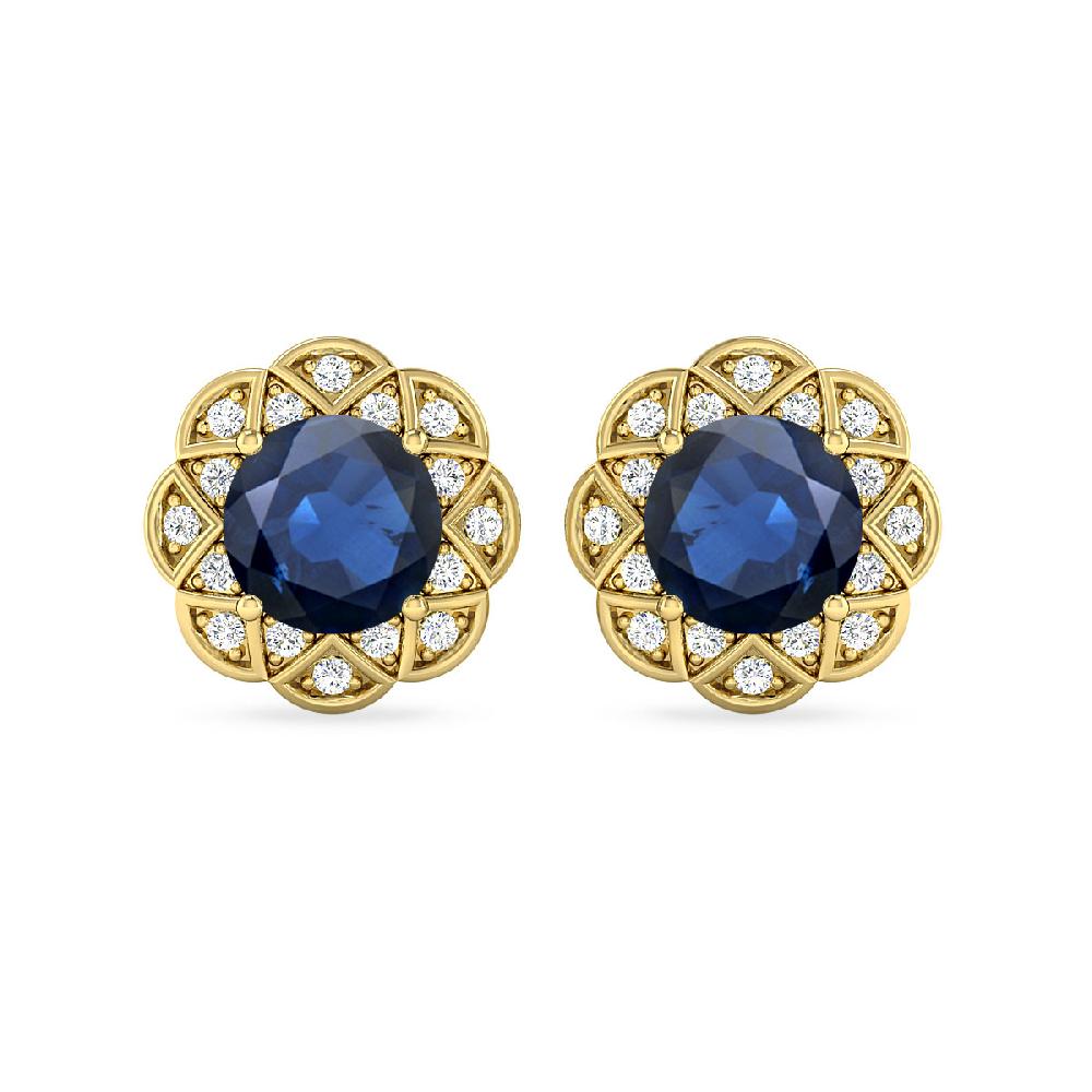 Yellow Gold - Sapphire