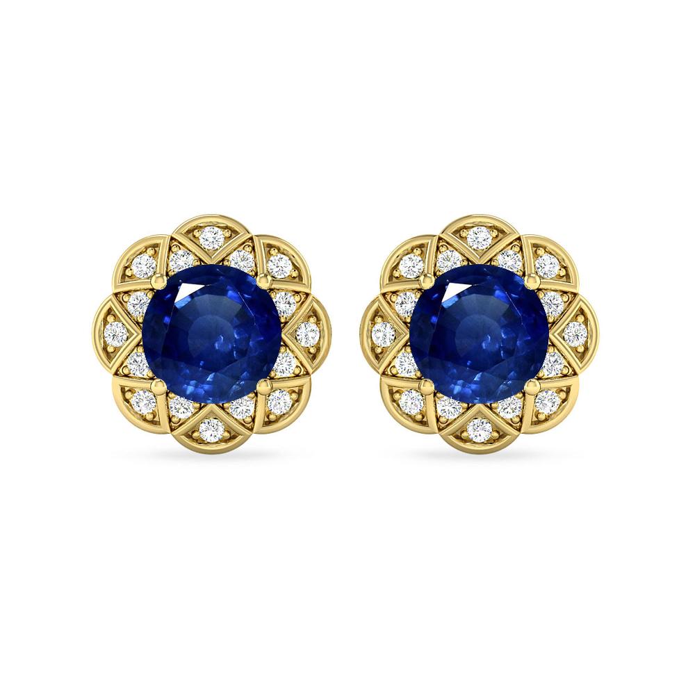 Yellow Gold - Sapphire