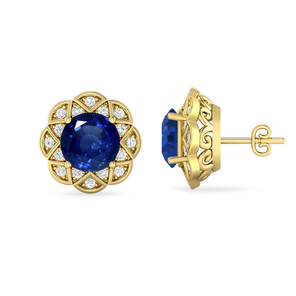 Yellow Gold - Sapphire