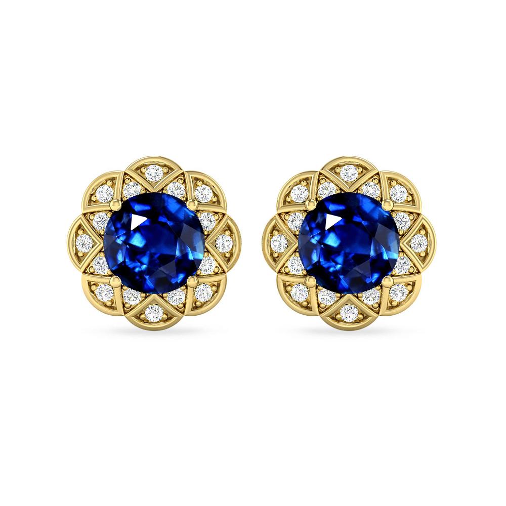 Yellow Gold - Sapphire