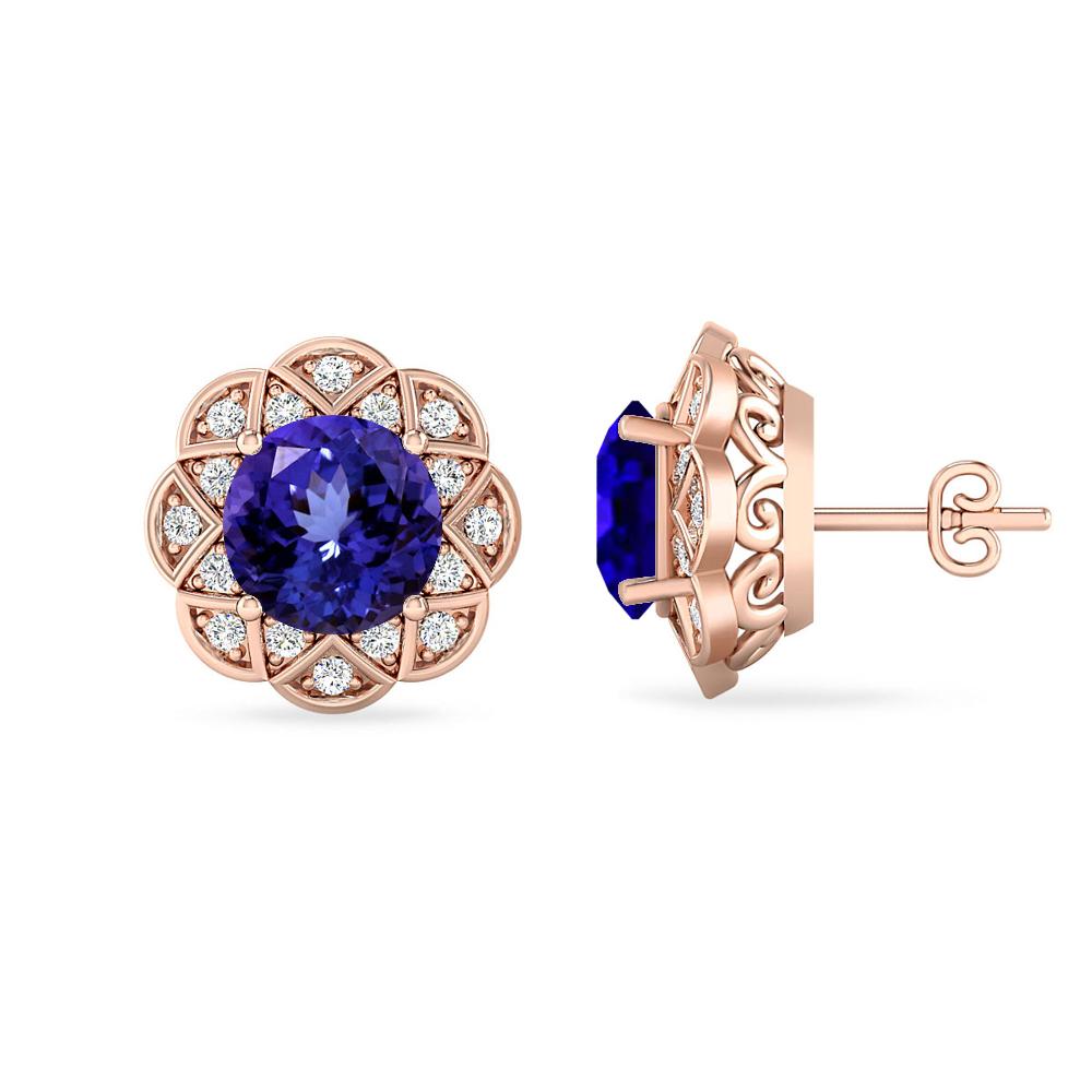 Rose Gold - Tanzanite