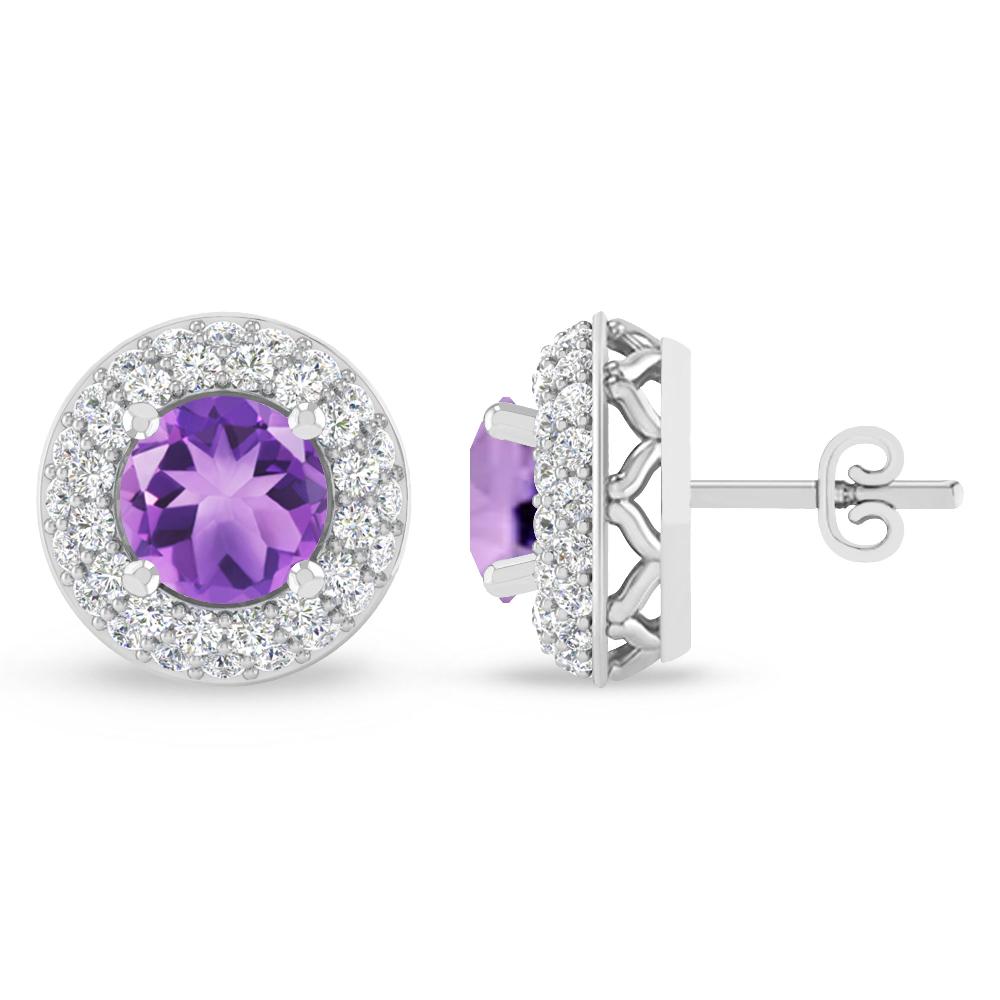 White Gold - Amethyst