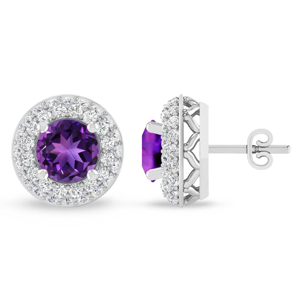 White Gold - Amethyst