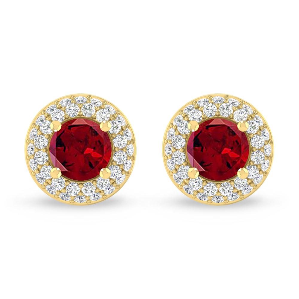 Yellow Gold - Garnet