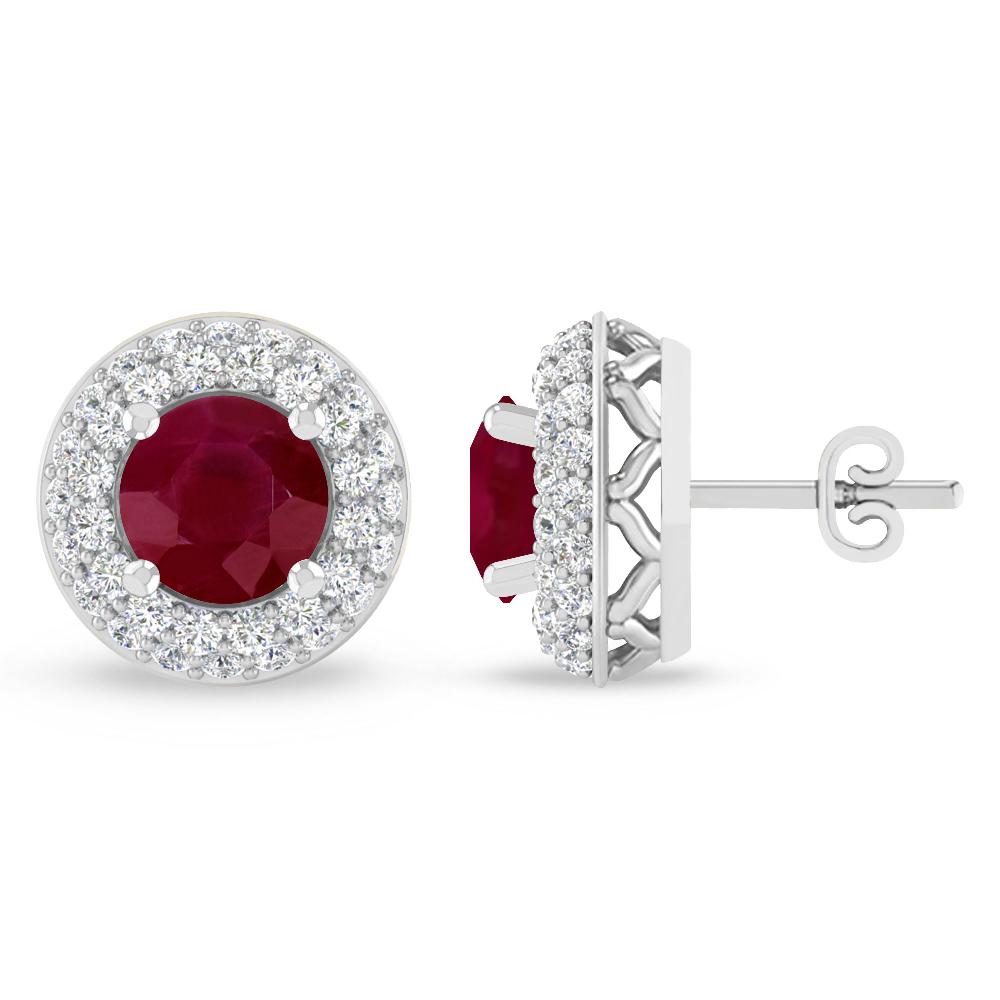 White Gold - Ruby